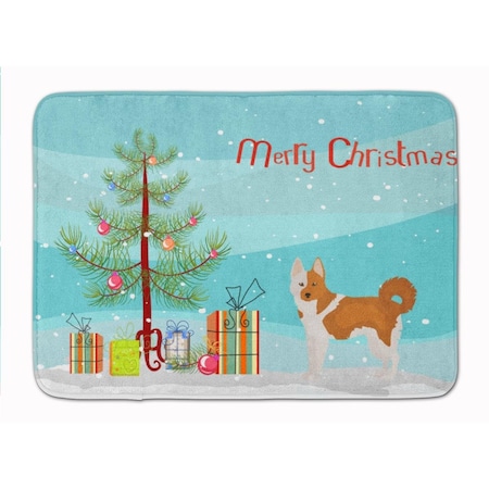Carolines Treasures Nordic Spitz Christmas Tree Machine Washable Memory Foam Mat CK3475RUG